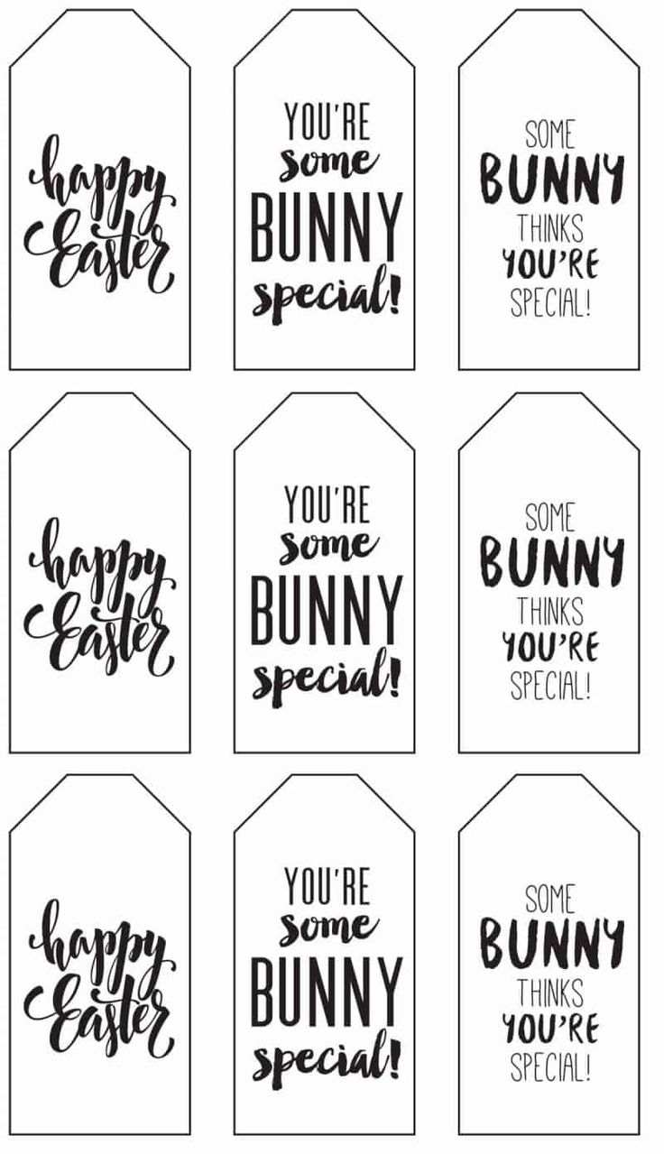 Printable Little Easter Gift Tags Make Cute Favors! | Happy Easter with regard to Free Printable Easter Tags