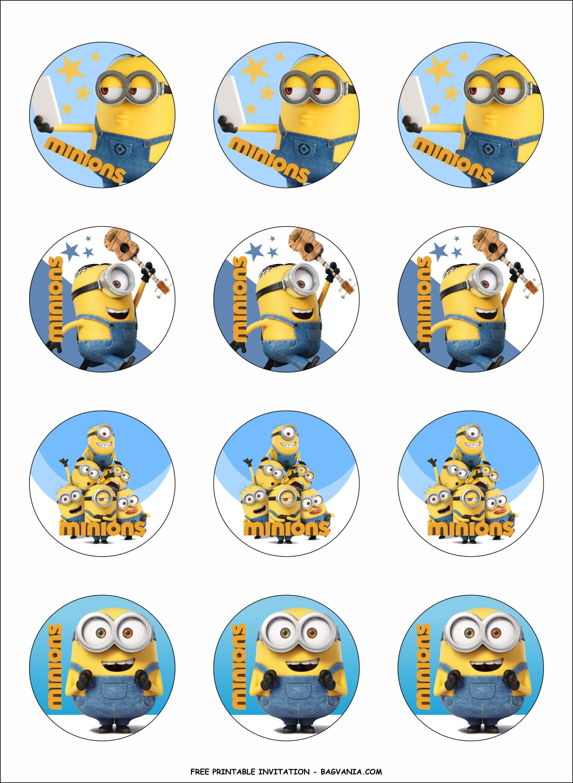 Printable Minion Birthday Party Kits: Fun And Free Templates within Free Minion Printables