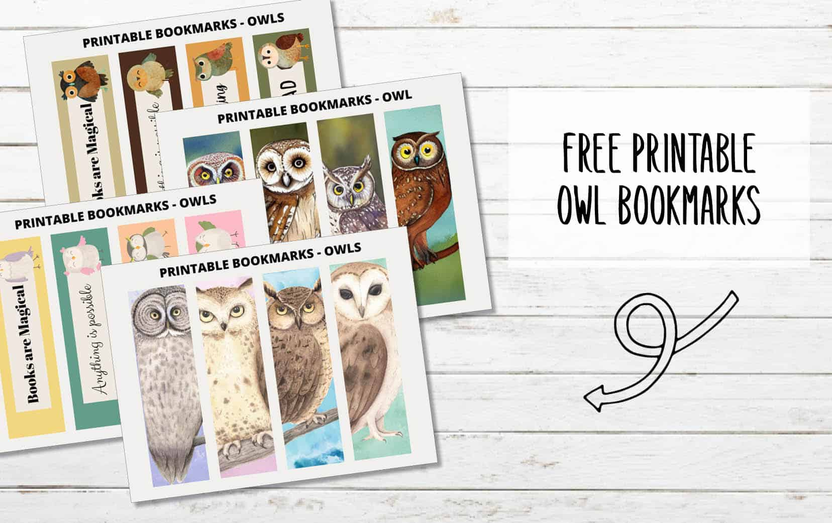 Printable Owl Bookmarks - My Printable Home throughout Free Printable Owl Bookmarks