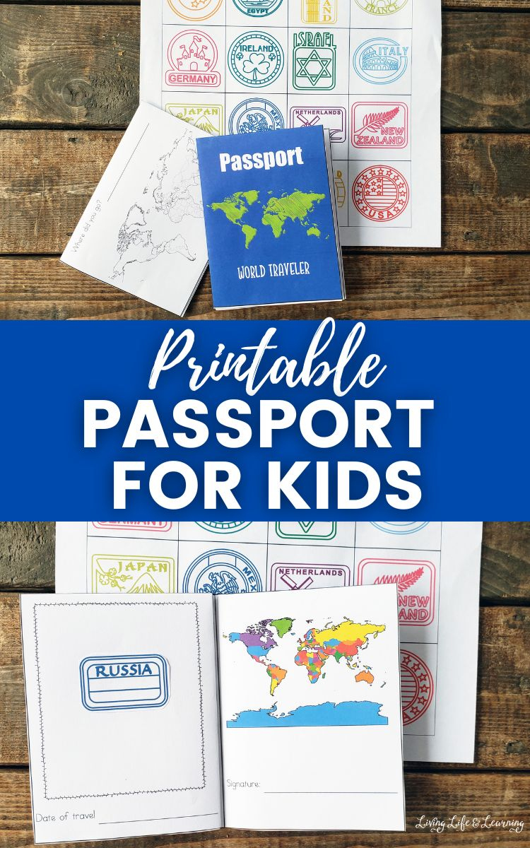 Printable Passport For Kids within Free Printable Passport Template