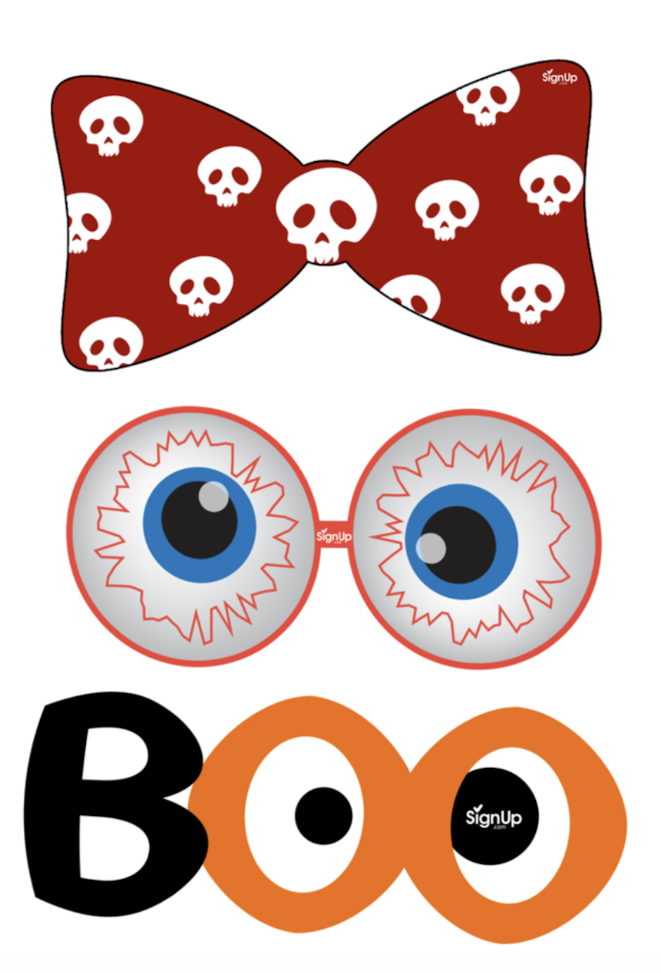 Printable Photobooth Props: Halloween Party Craft Activity regarding Free Photo Booth Props Printable