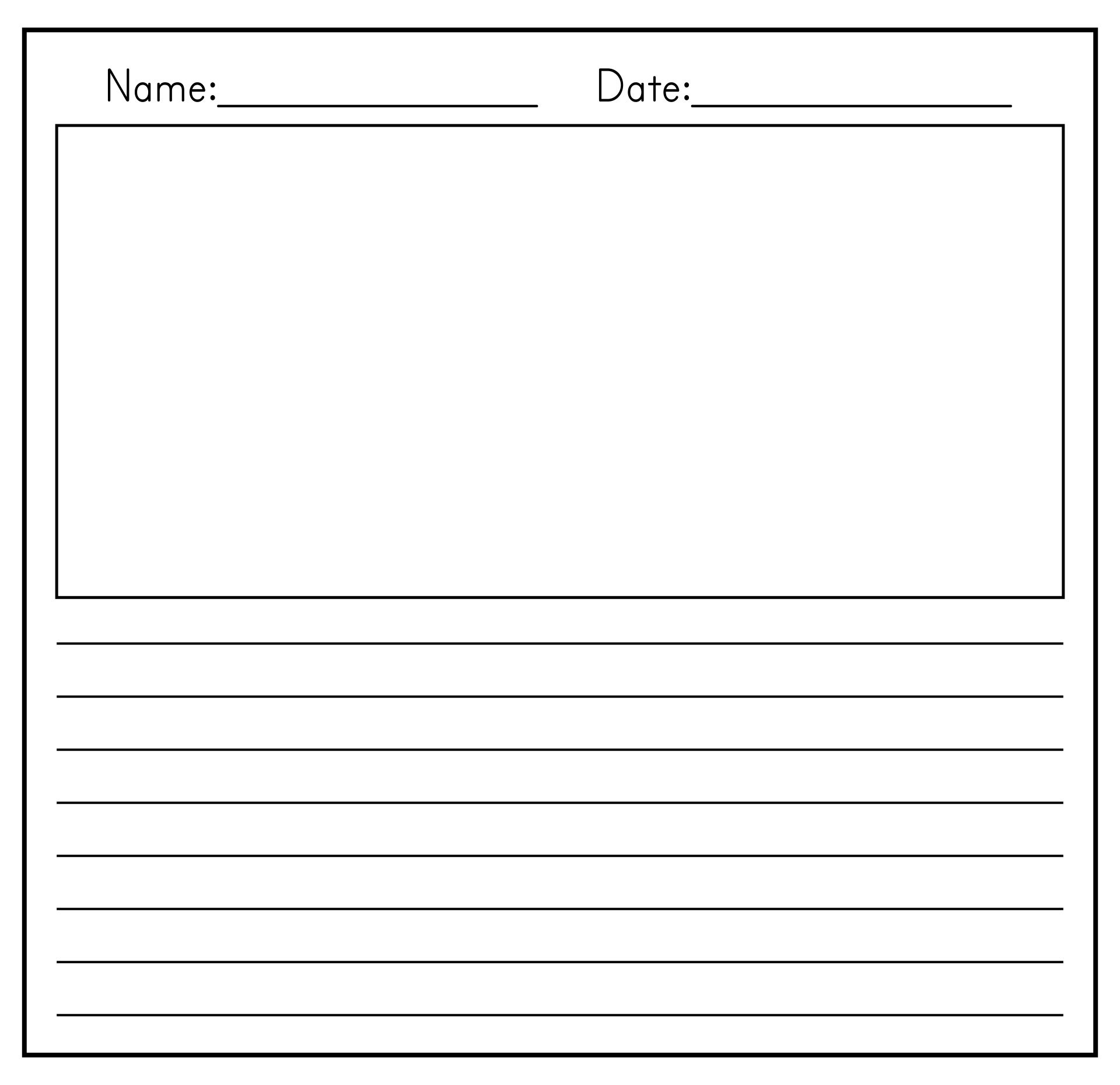 Printable Primary Writing Paper | Www.lx.iriss.uk with Free Printable Writing Pages