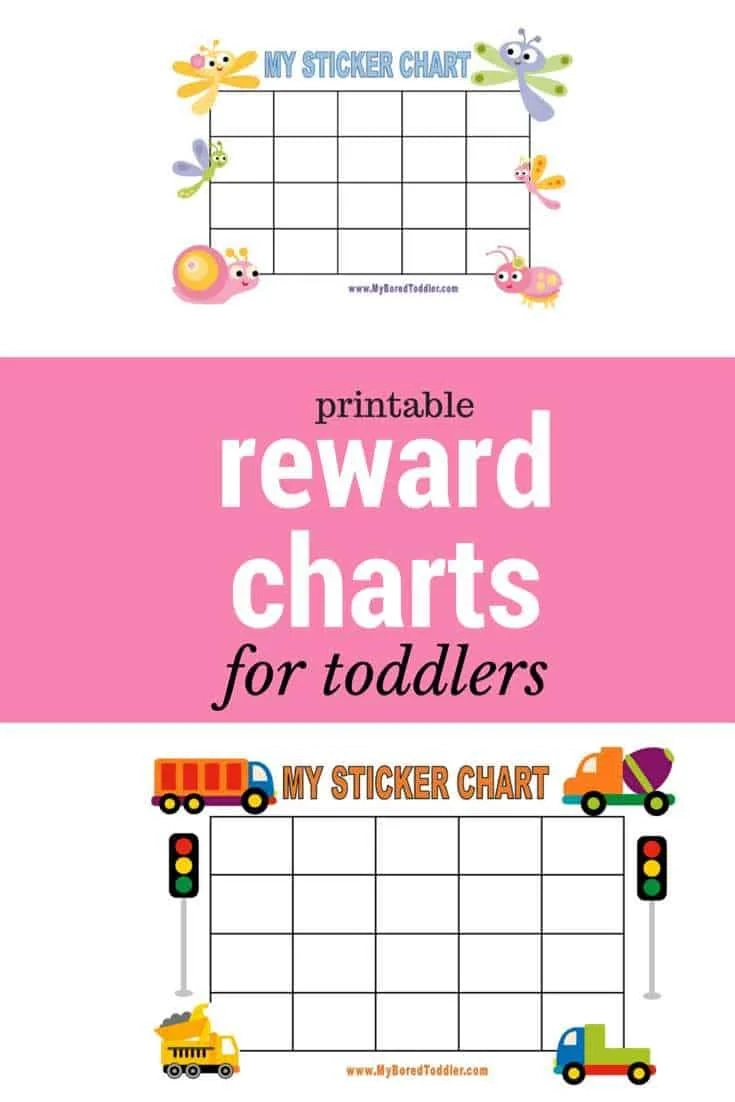 Printable Reward Charts - My Bored Toddler Reusable And Fun! pertaining to Free Printable Reward Charts for 2 Year Olds