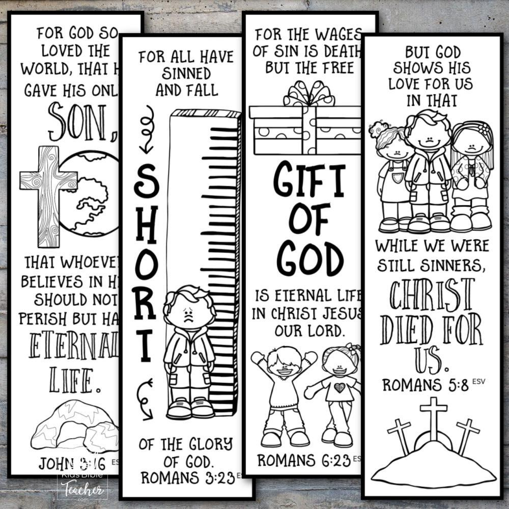 Printable Salvation Bookmarks - Kids Bible Teacher pertaining to Free Printable Bible Bookmarks Templates