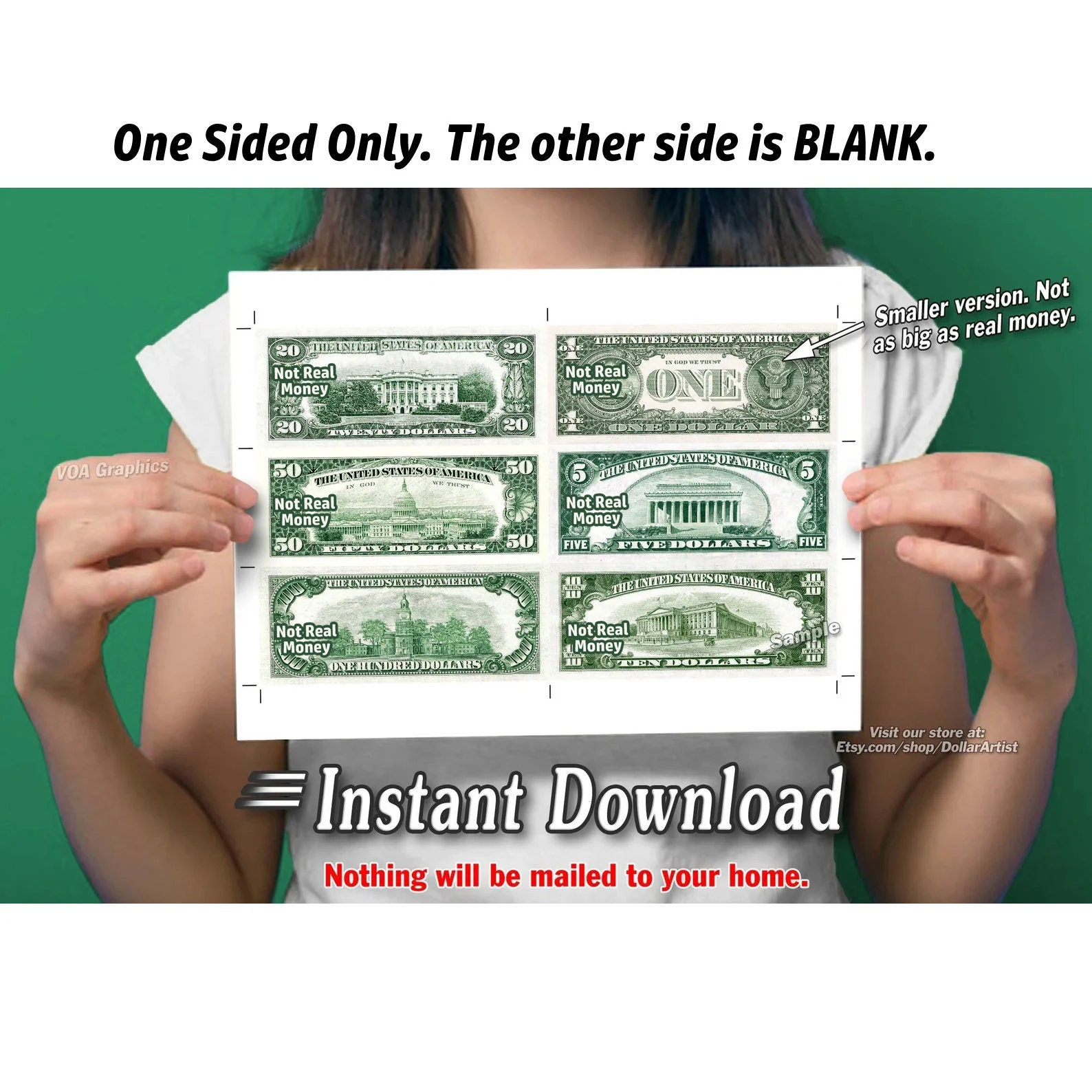 Printable Small Money Sheets With Cut Marks 6-Per-Page Cash Dollar intended for Free Printable Million Dollar Bill