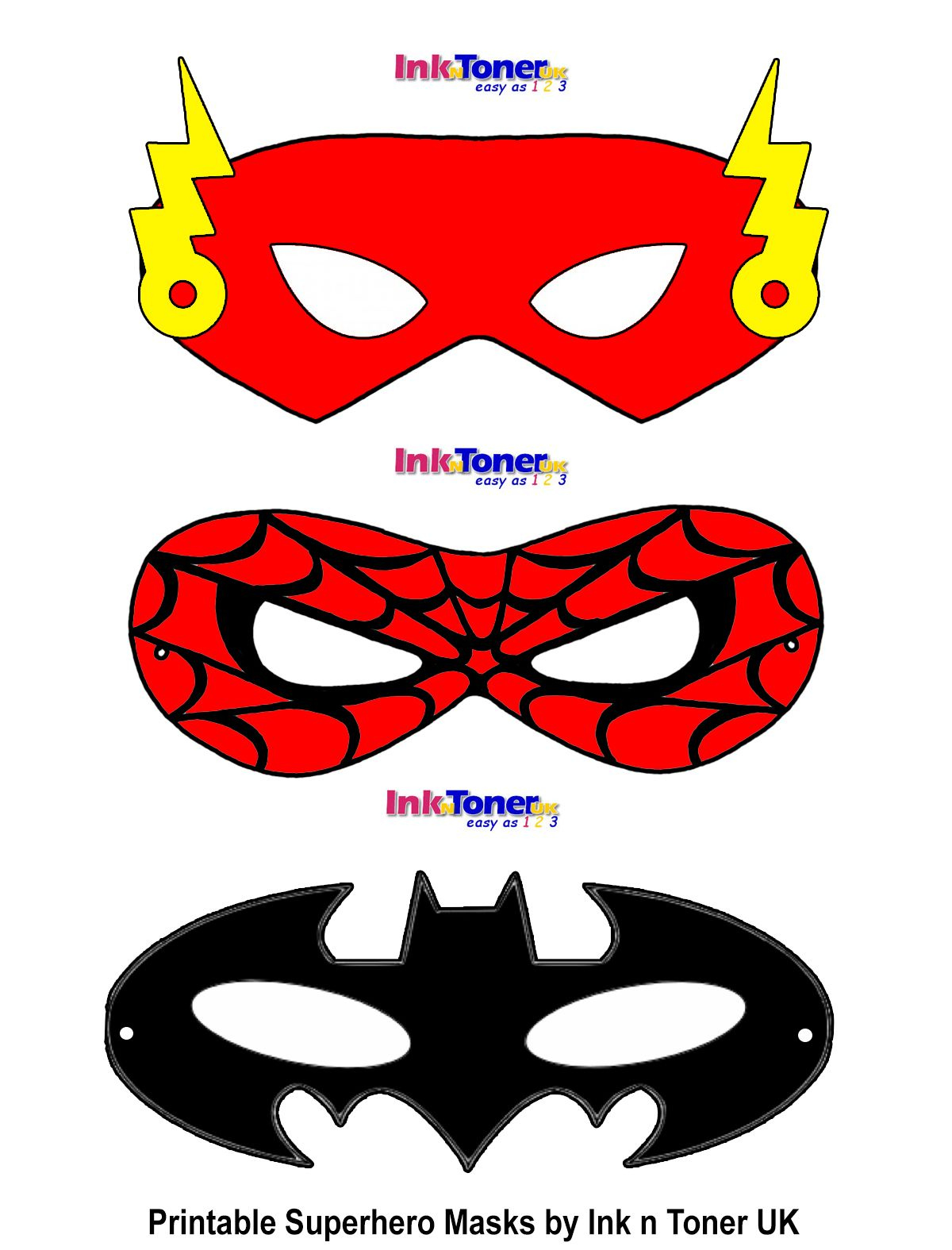 Printable Superhero Masks For Super Hero Day | Superhero Masks with Free Printable Superhero Masks