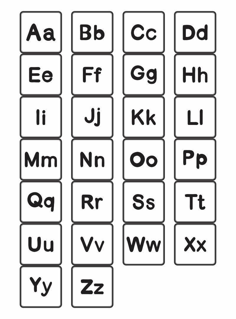 Printable Upper And Lowercase Alphabet | Printablee | Lowercase A in Free Printable Alphabet Letters Upper And Lower Case