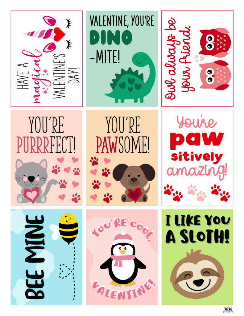 Printable Valentine&amp;#039;S Day Cards - 250+ Free Printables | Printabulls inside Free Printable Valentines Day Cards