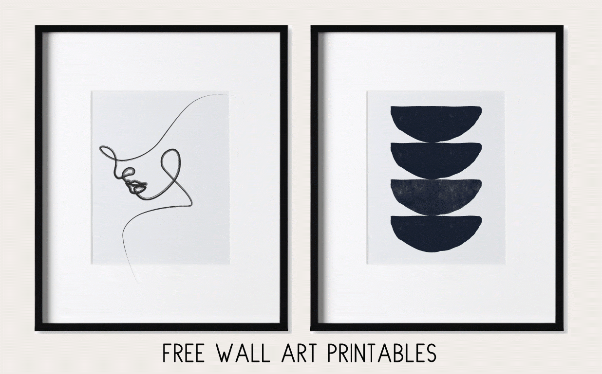 Printable Wall Decor | Free | Easy To Print At Home Modern Designs throughout Free Printable Wall Art Decor