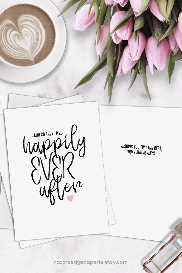 Printable Wedding Card For Couple Bridal Shower Instant Download for Free Printable Bridal Shower Cards