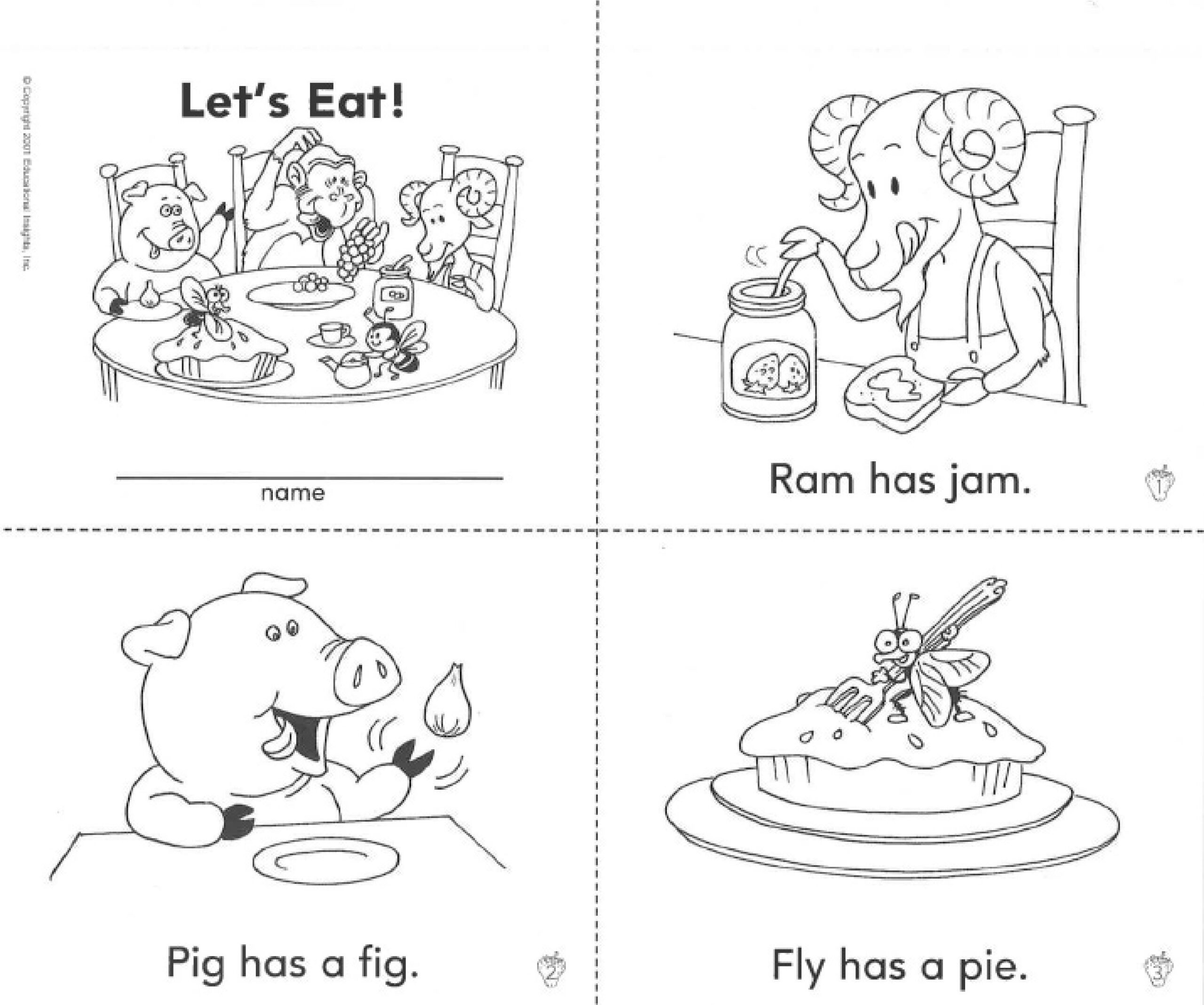 Printables pertaining to Free Printable Books for Kindergarten