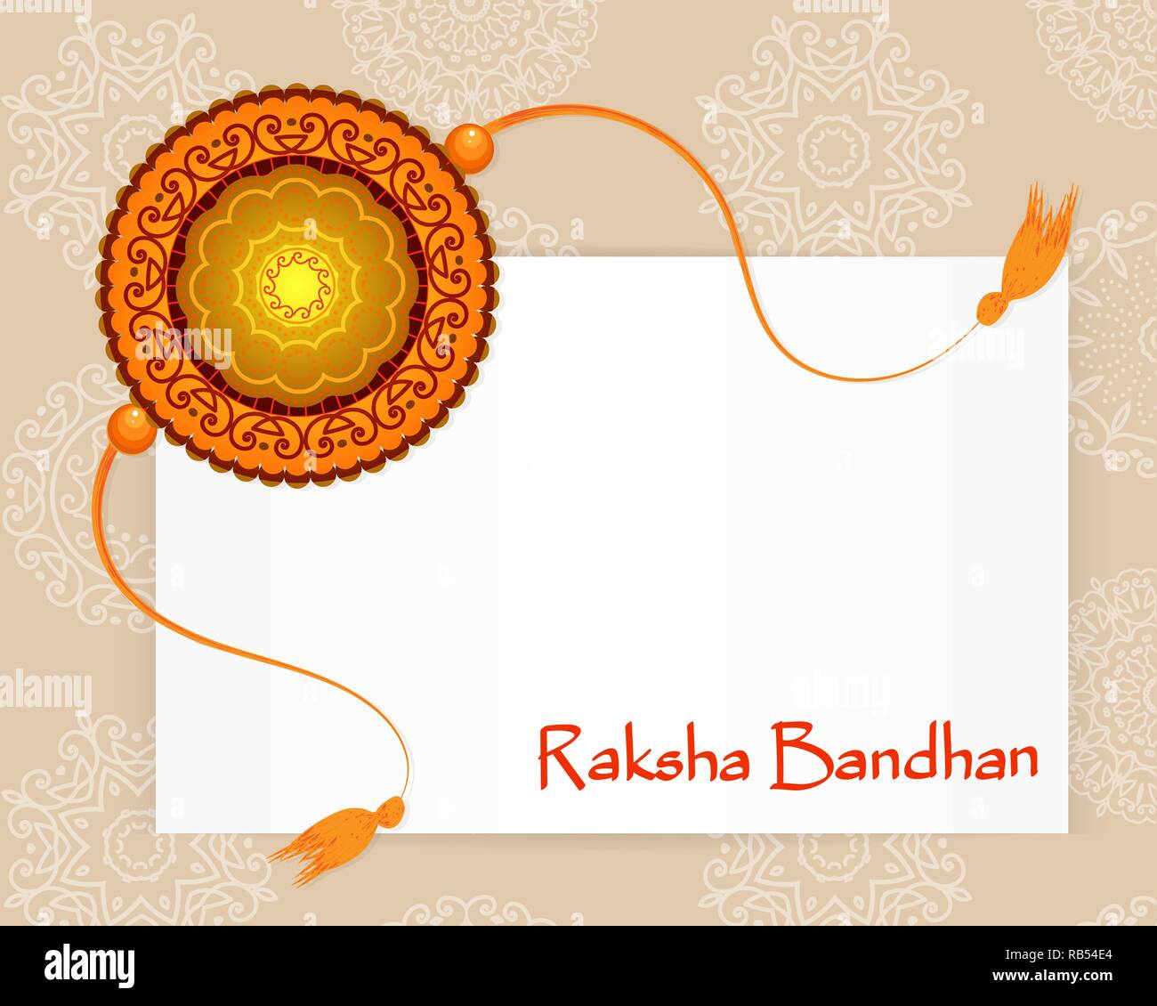 Raksha Bandhan Festival Greeting Card Template. Beautiful in Free Online Printable Rakhi Cards