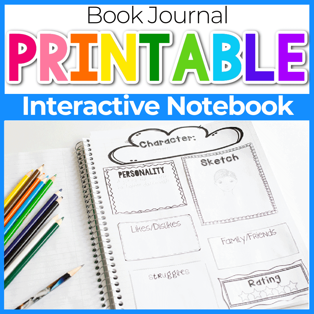 Reading Journal Interactive Notebook with regard to Free Interactive Notebook Printables