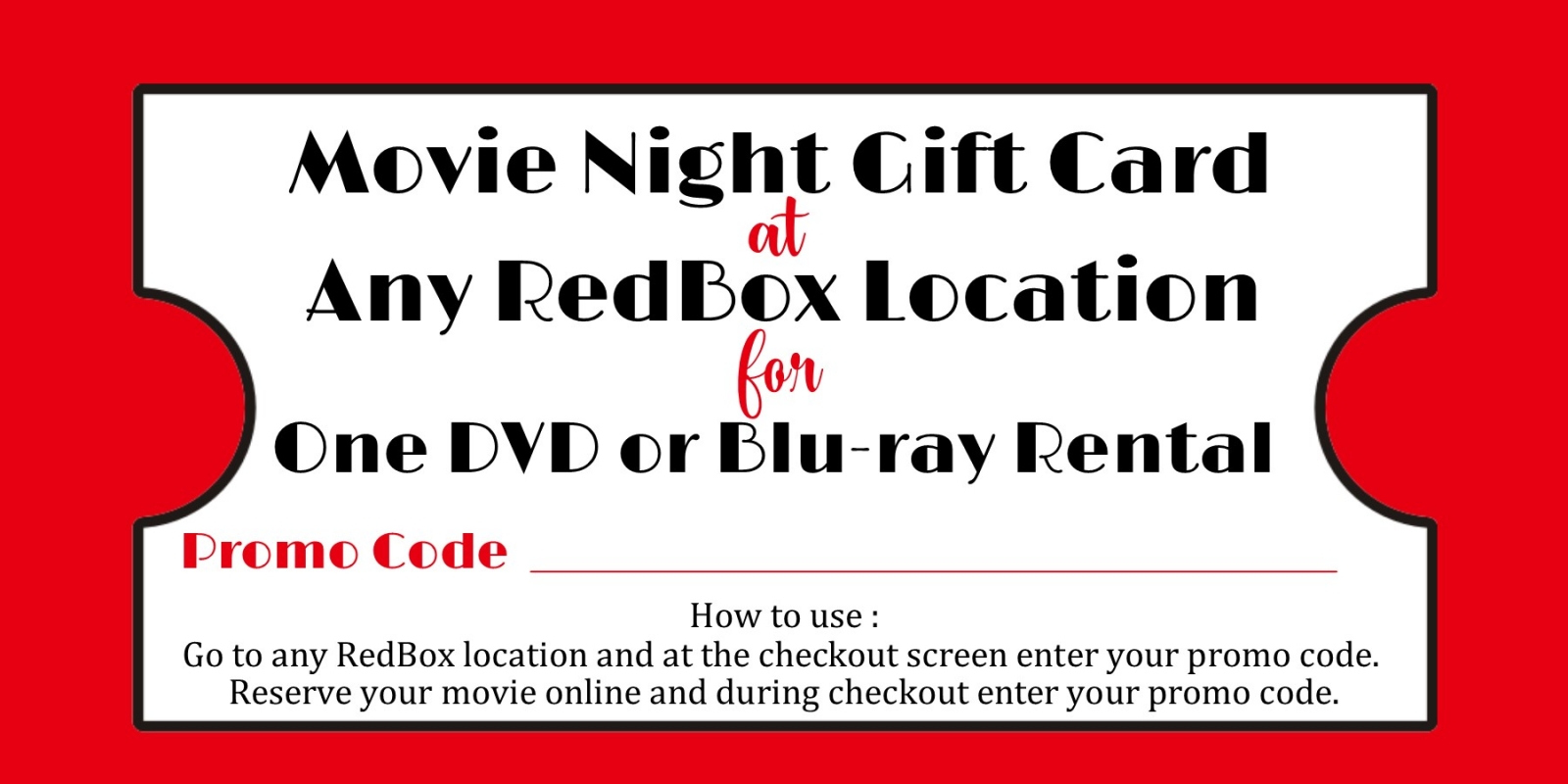 Redbox Printable Gift Tag, Redbox Printable Tag, Redbox Teacher pertaining to Free Printable Redbox Gift Tags