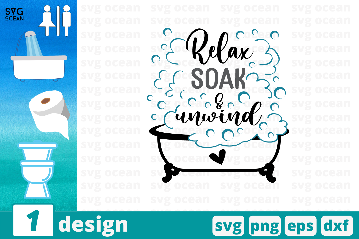 Relax Soak Unwind Svg Cut Filesvgocean | Thehungryjpeg with regard to Relax Soak Unwind Free Printable