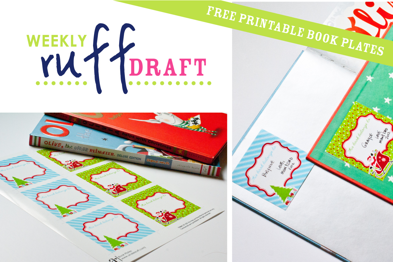 Ruff Draft: Free Printable Book Plates For Christmas - Anders Ruff with regard to Free Printable Christmas Bookplates