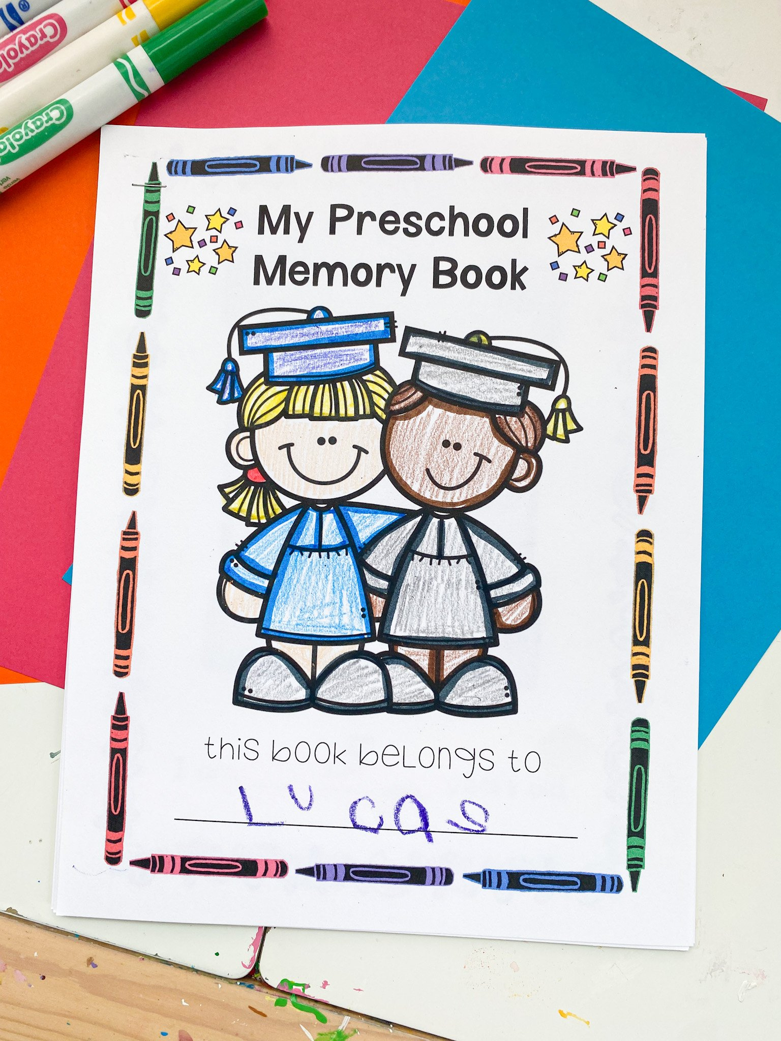 School Memory Printable Books - Abcdee Learning for Free Printable Autograph Book for Kids