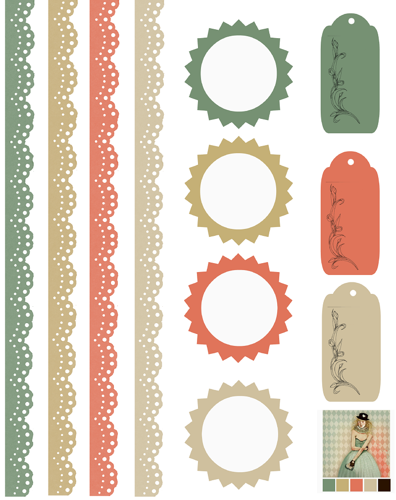 Scrapbook Elementsglenda | Scrapbook Embellishments, Card within Free Printable Scrapbook Decorations