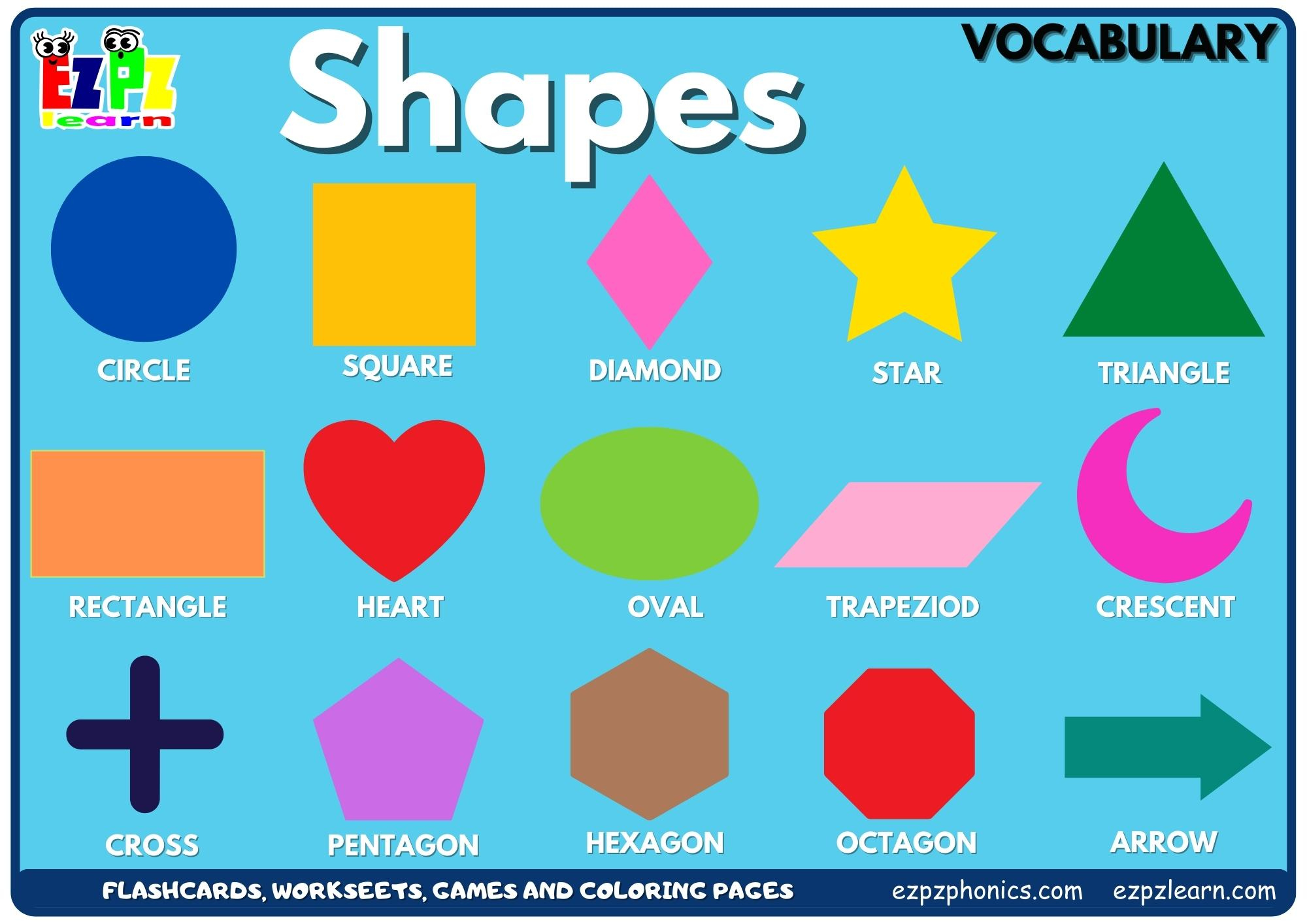 Shapes Vocabulary Picture Dictionary Join Now For Free Flashcards pertaining to Free Printable Picture Dictionary For Kids