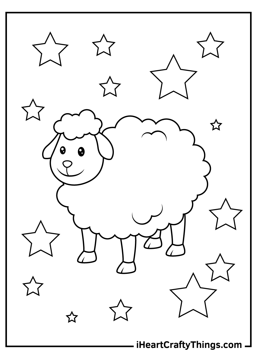 Sheep Coloring Pages (100% Free Printables) for Free Printable Pictures Of Sheep