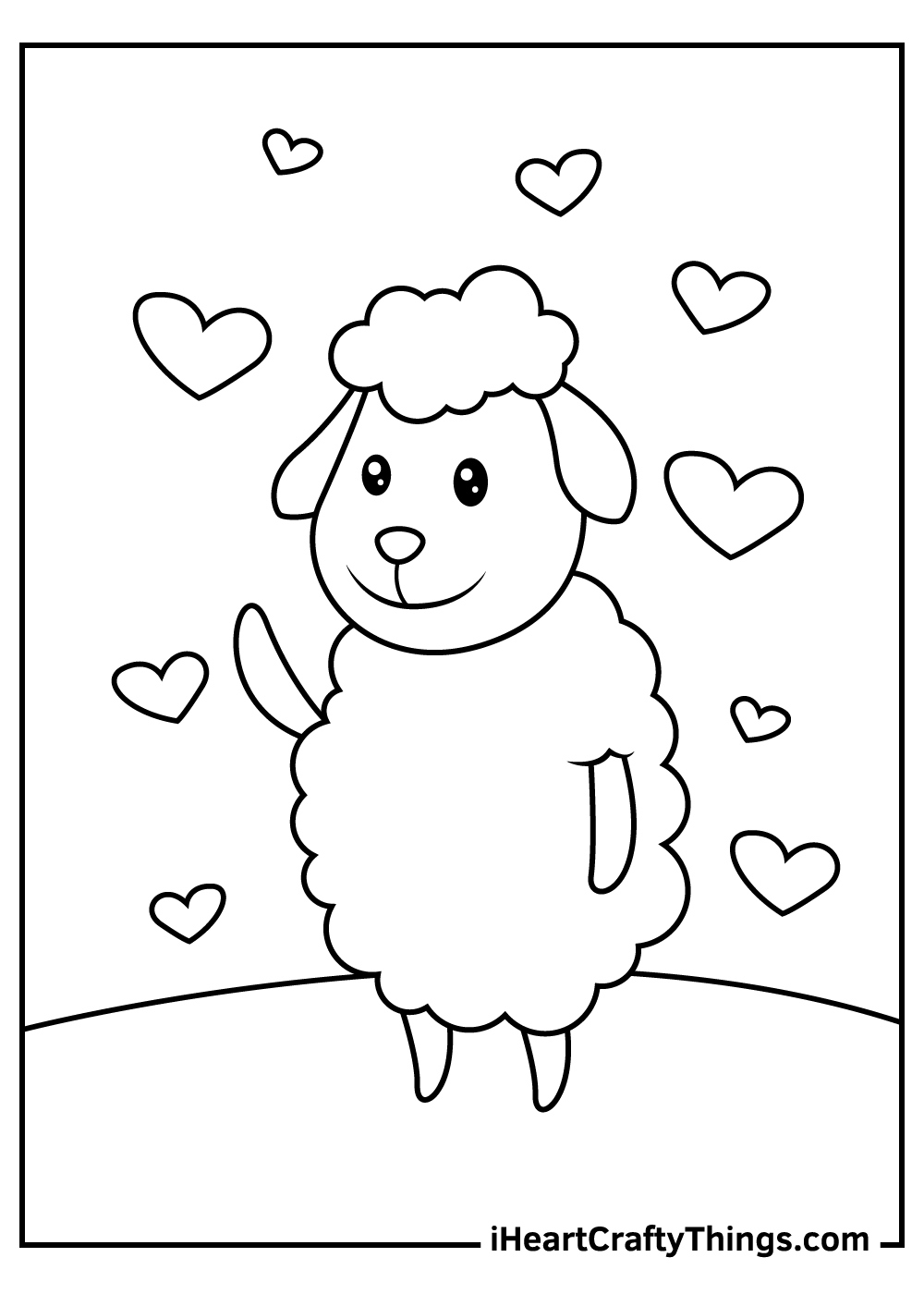 Sheep Coloring Pages (100% Free Printables) inside Free Printable Pictures of Sheep