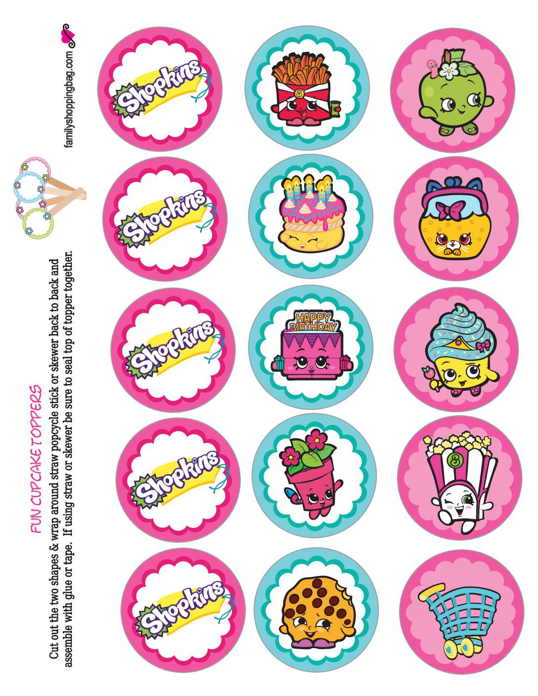 Shopkins Printable Banner 8 for Shopkins Banner Printable Free