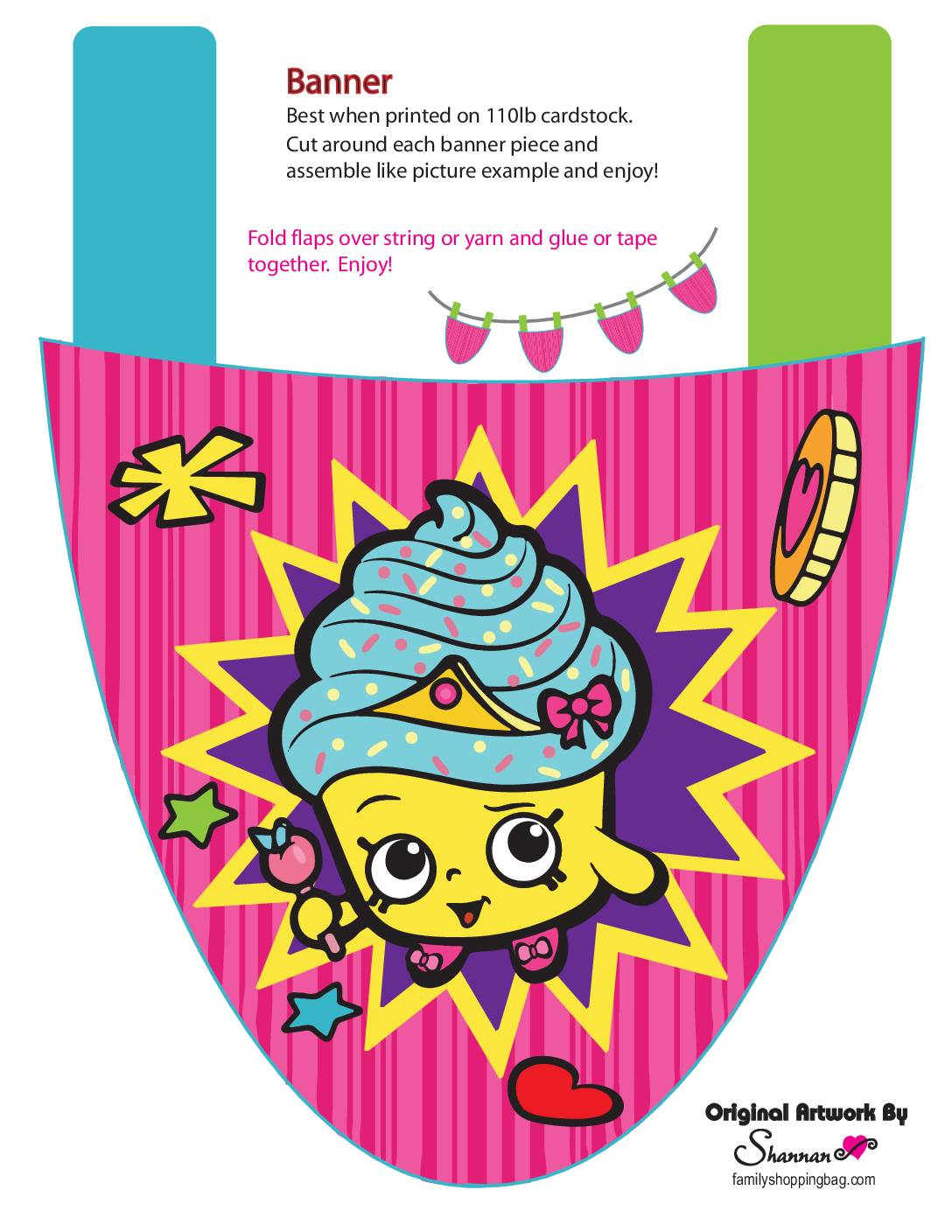 Shopkins Printable Banner 8 intended for Shopkins Banner Printable Free