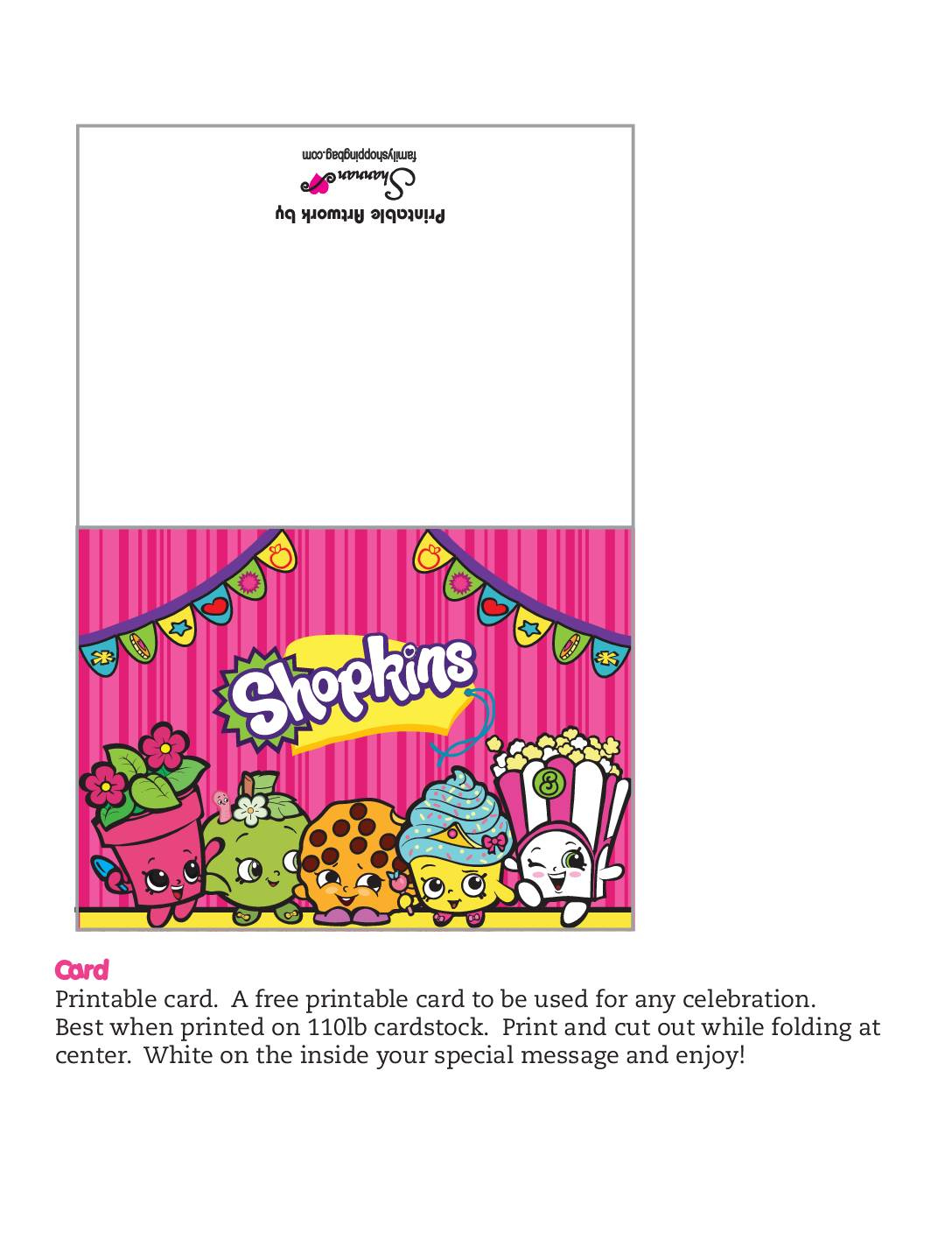 Shopkins Printable Banner 8 pertaining to Shopkins Banner Printable Free