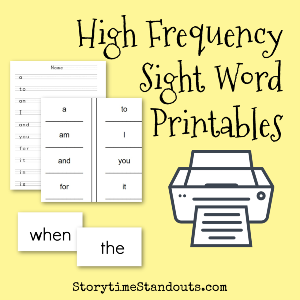 Sight Word Printables And Resources For Home And School throughout Free Printable Sight Word Books