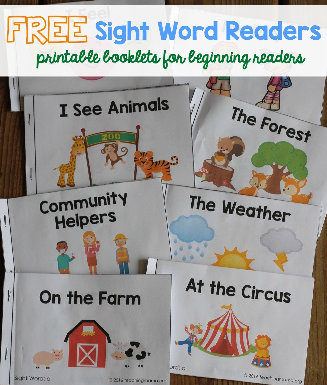 Sight Word Readers regarding Free Printable Easy Readers for Kindergarten