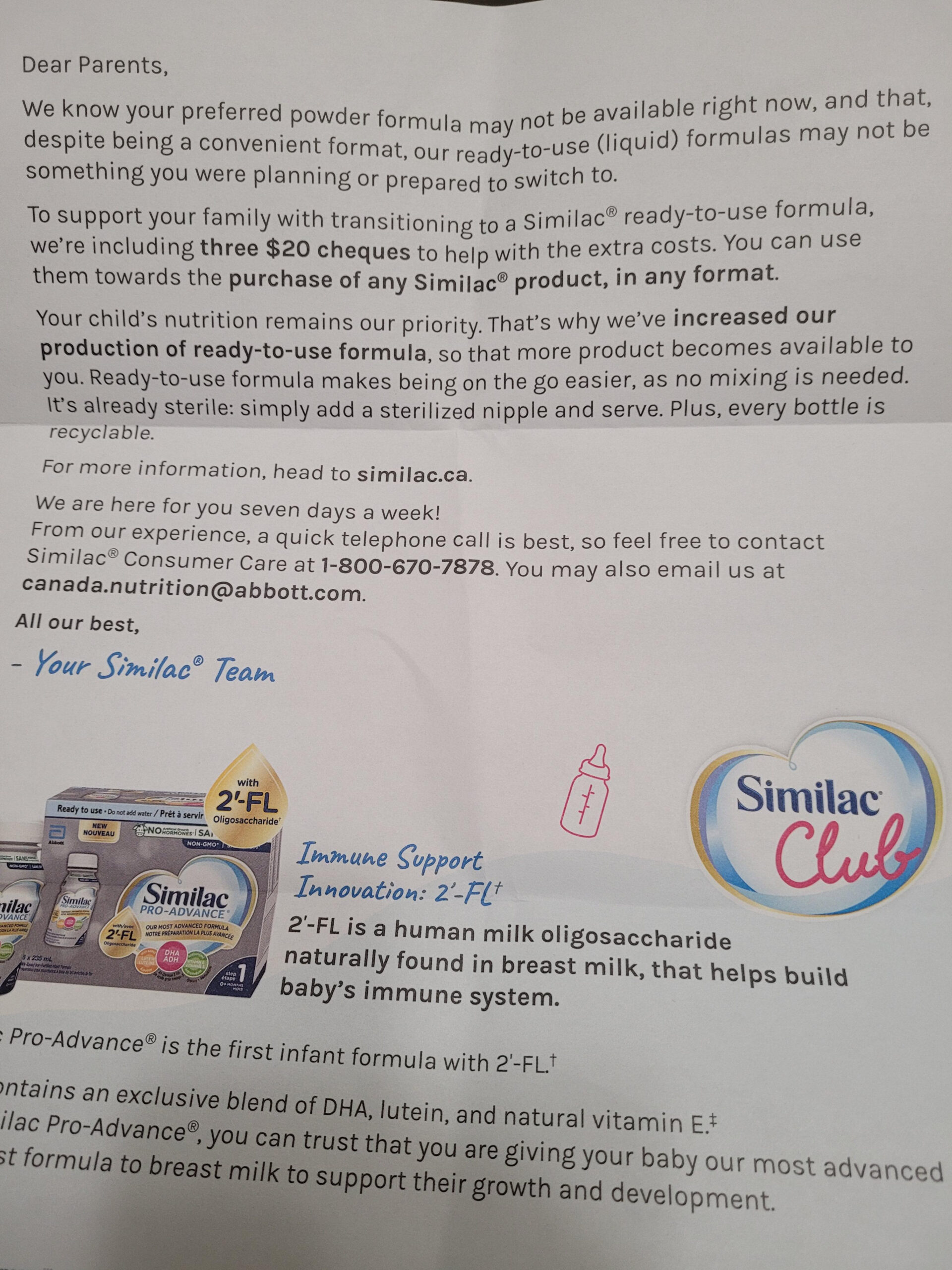 Similac Sent $20 Coupons For Rtf Valid Until Next Year April : R intended for Free Printable Similac Coupons Online