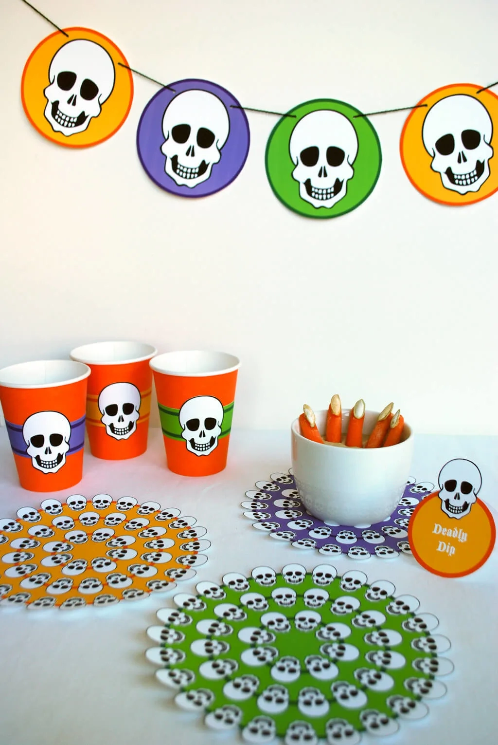 Skeleton Free Printable Halloween Party Decorations - Merriment Design for Free Printable Halloween Party Decorations