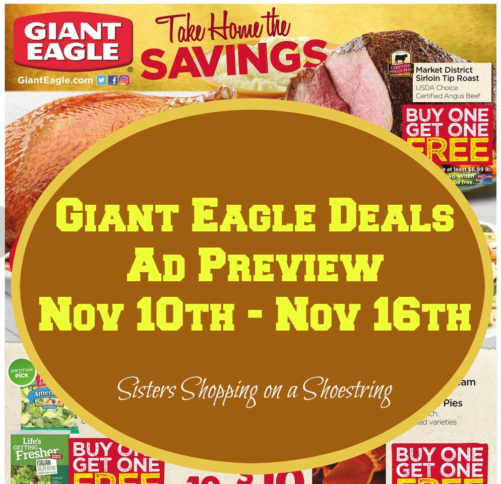 Sneak Peek! ~ Giant Eagle Deals Ad Preview November 10Th intended for Free Printable Giant Eagle Coupons