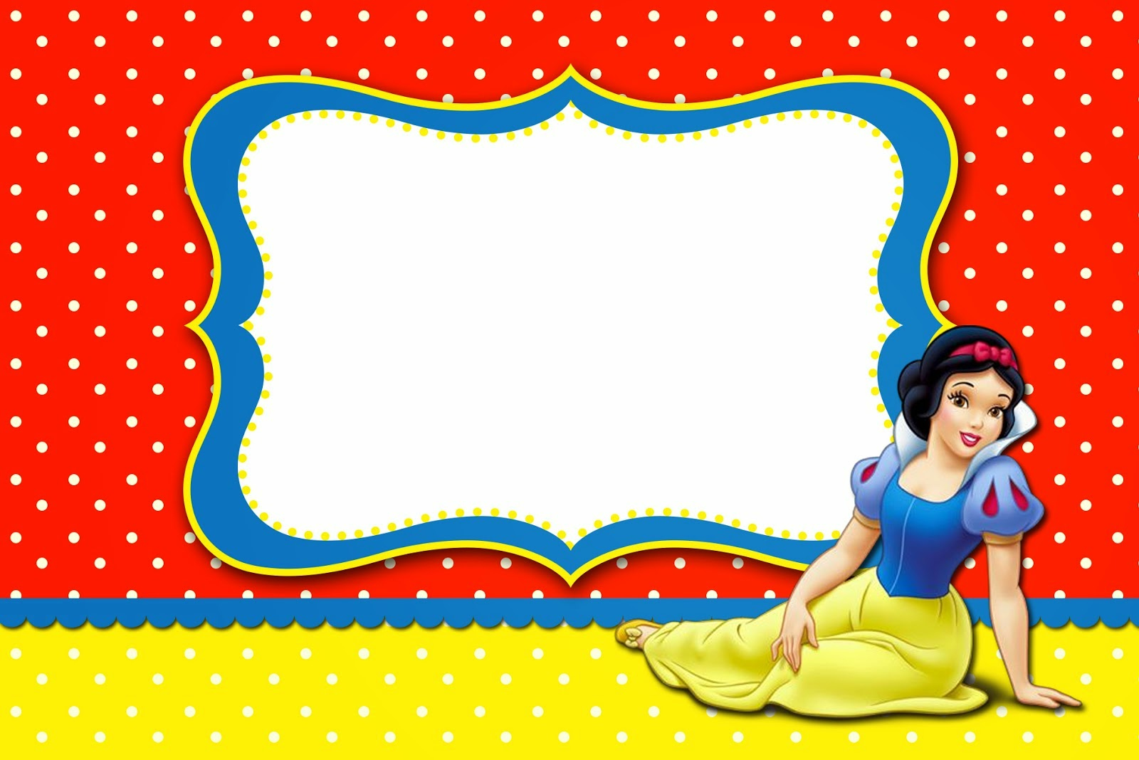 Snow White: Free Printable Invitations, Labels Or Cards. - Oh My inside Snow White Invitations Free Printable