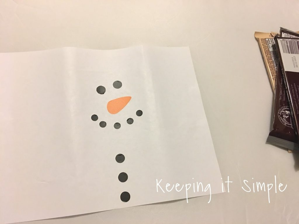 Snowman Candy Bar Neighbor Or Teacher Gift With Free Printable with Snowman Candy Bar Wrapper Free Printable