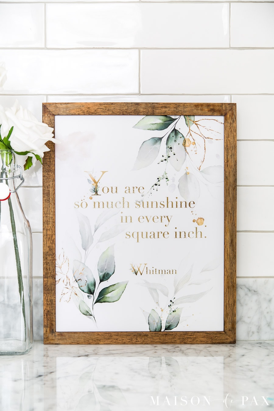 So Much Sunshine Printable Wall Art - Maison De Pax pertaining to Free Printable Wall Art Decor