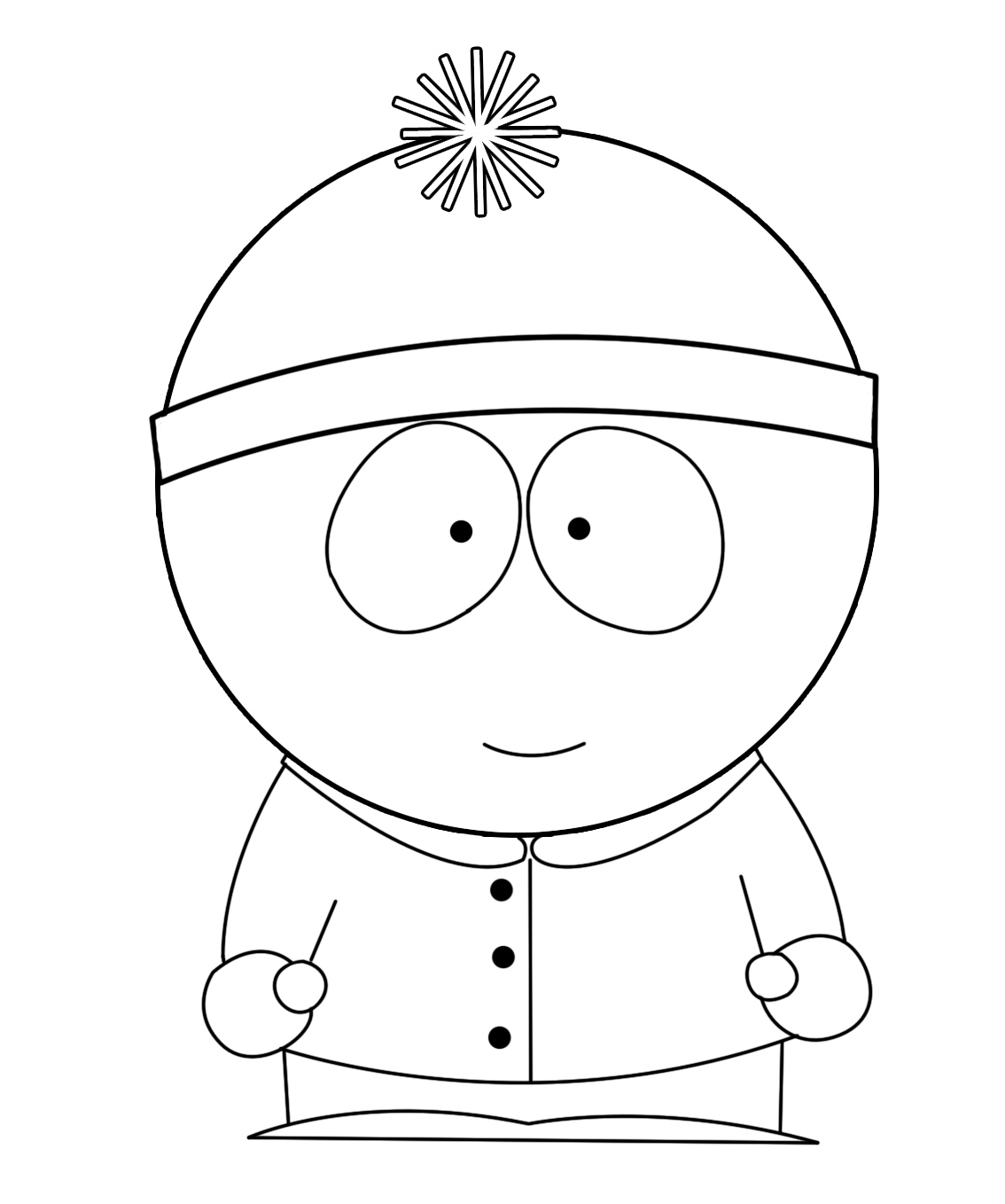 South Park (Cartoons) – Free Printable Coloring Pages with Free Printable South Park Coloring Pages