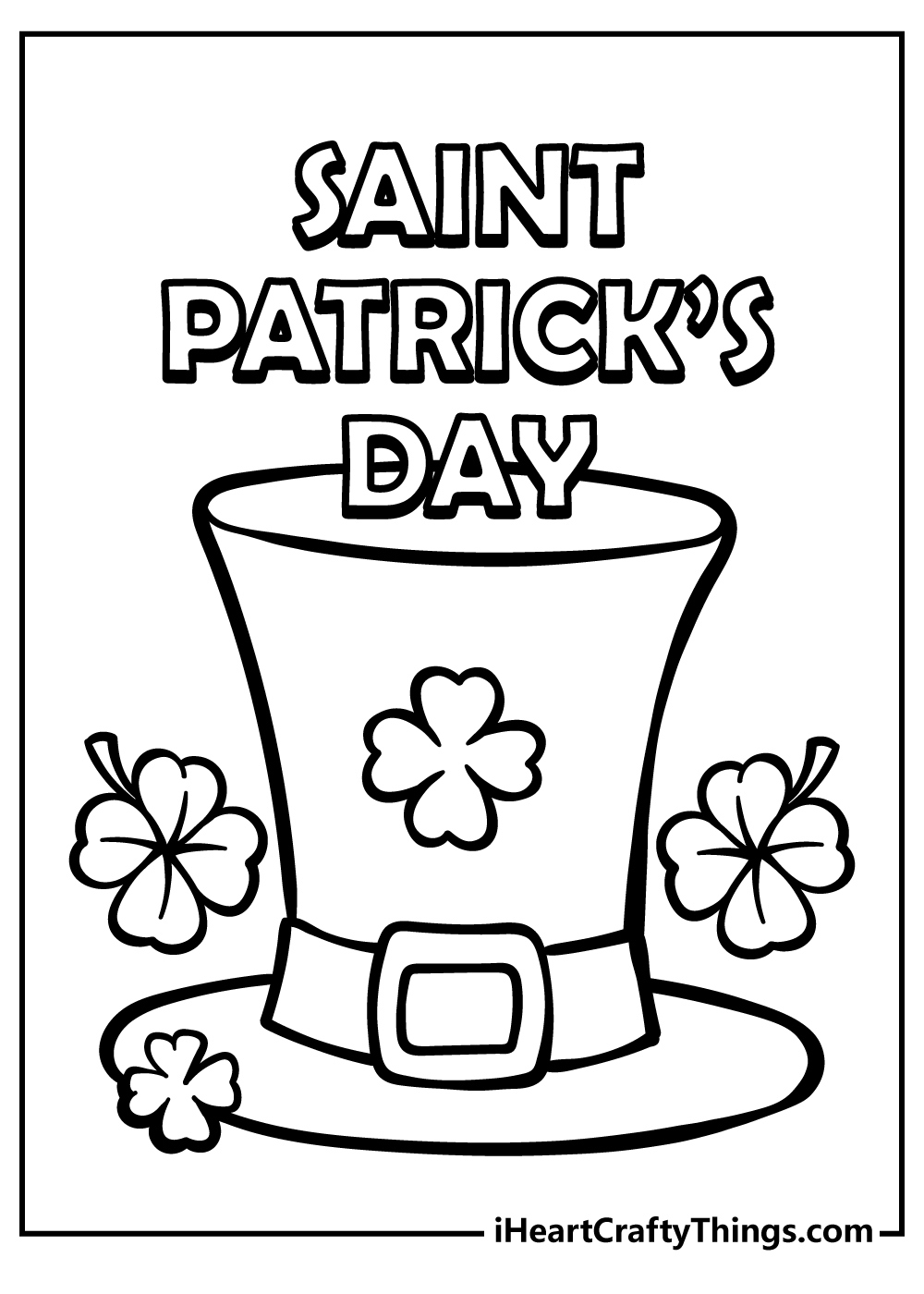 St Patricks Day Coloring Pages 2024 (100% Free Printables) with regard to Free Printable St Patrick Day Coloring Pages