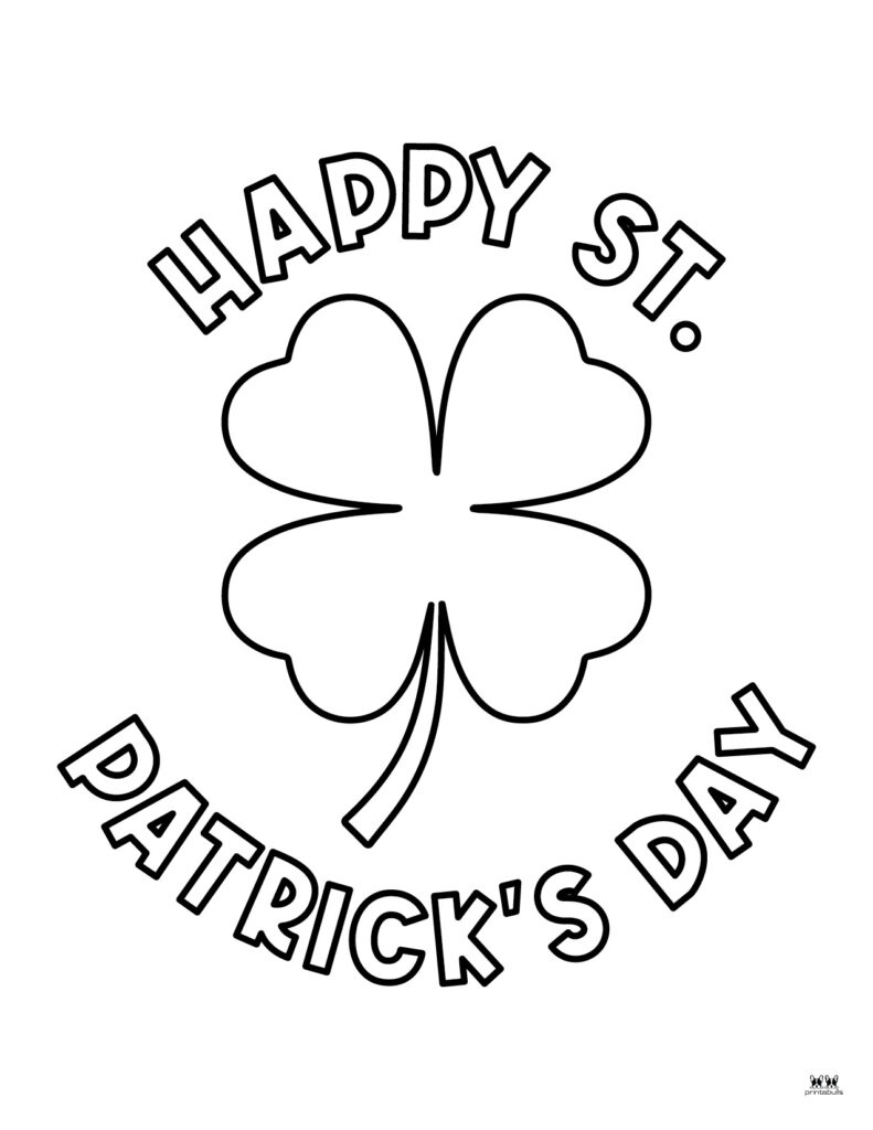 St. Patrick&amp;#039;S Day Coloring Pages - 35 Free Coloring Pages intended for Free Printable St Patrick Day Coloring Pages