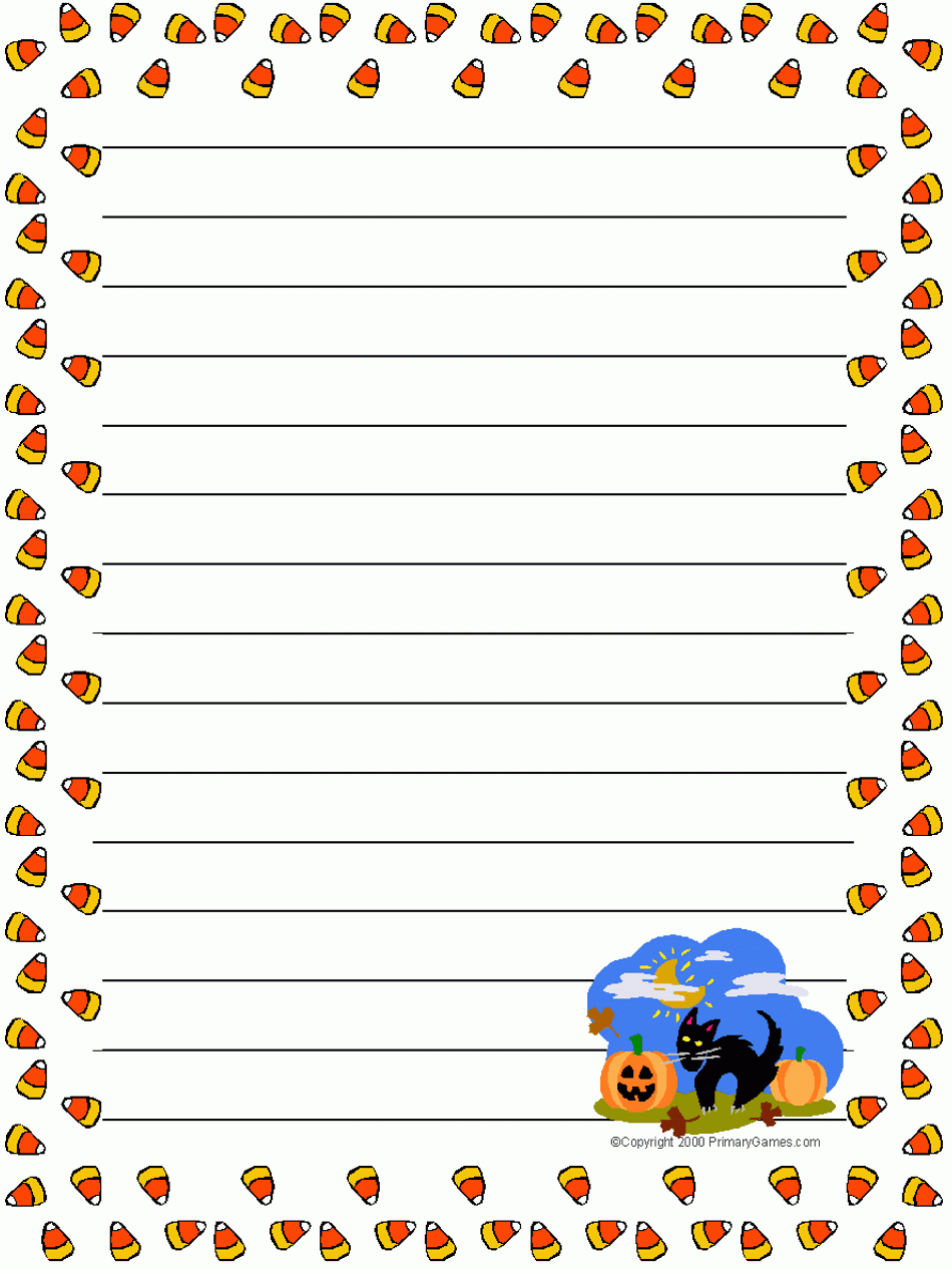 Stationery - Primarygames - Free Printable Worksheets in Free Printable Halloween Stationery