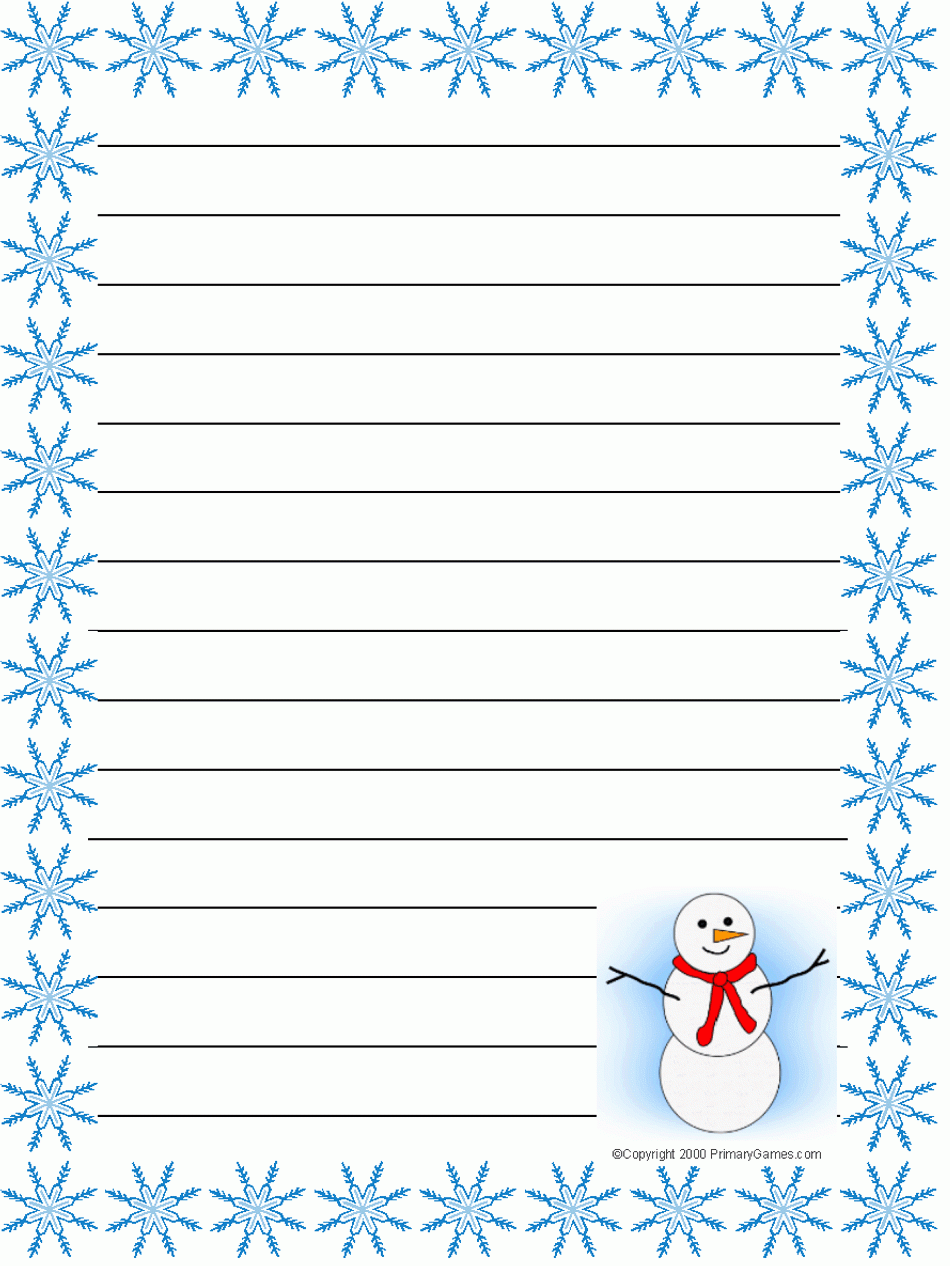 Stationery - Primarygames - Free Printable Worksheets pertaining to Free Printable Winter Stationery