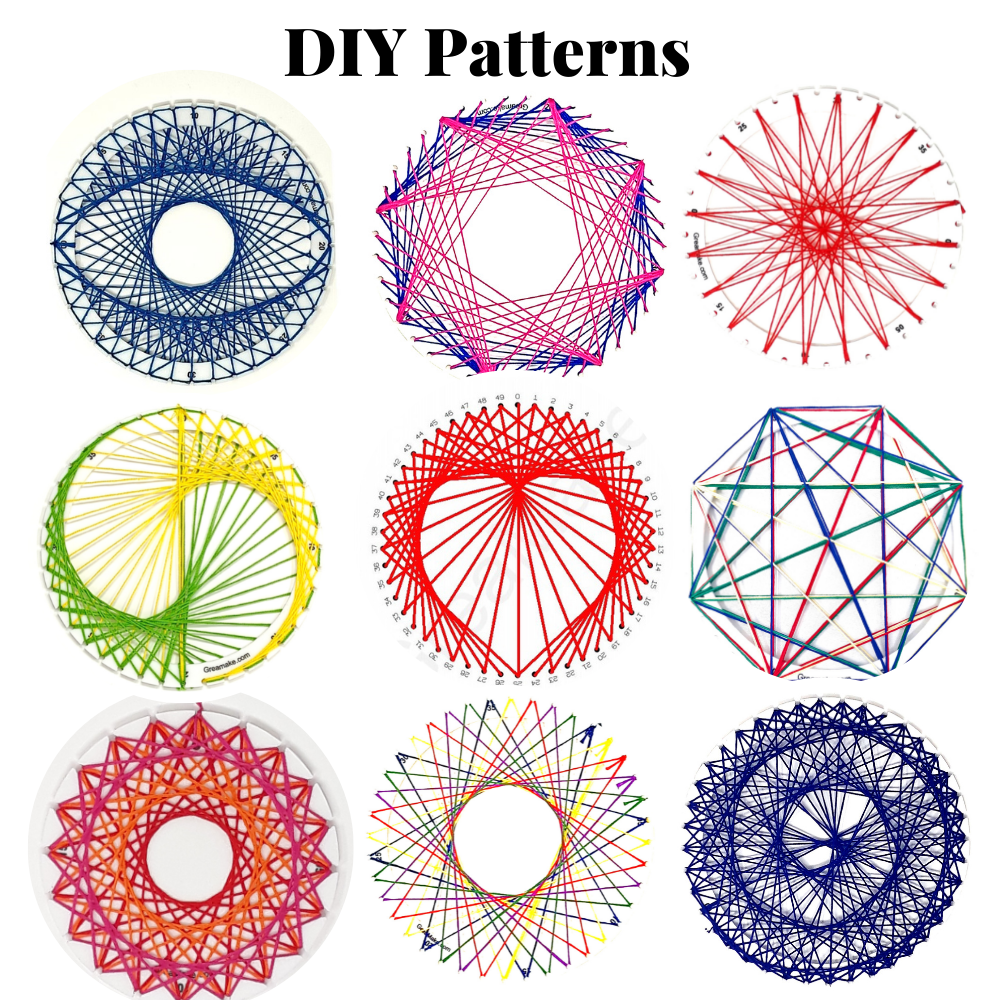 String Art - Greamake throughout Free Printable String Art Patterns With Instructions