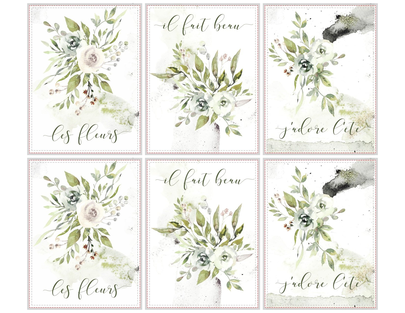 Summer Printables: French Floral Mason Jar Labels regarding Free Printable Floral Labels