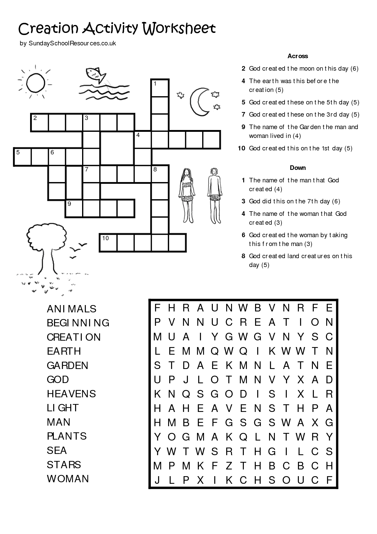 Sunday School Worksheet | Printable throughout Free Printable Children&amp;amp;#039;s Bible Lessons Worksheets