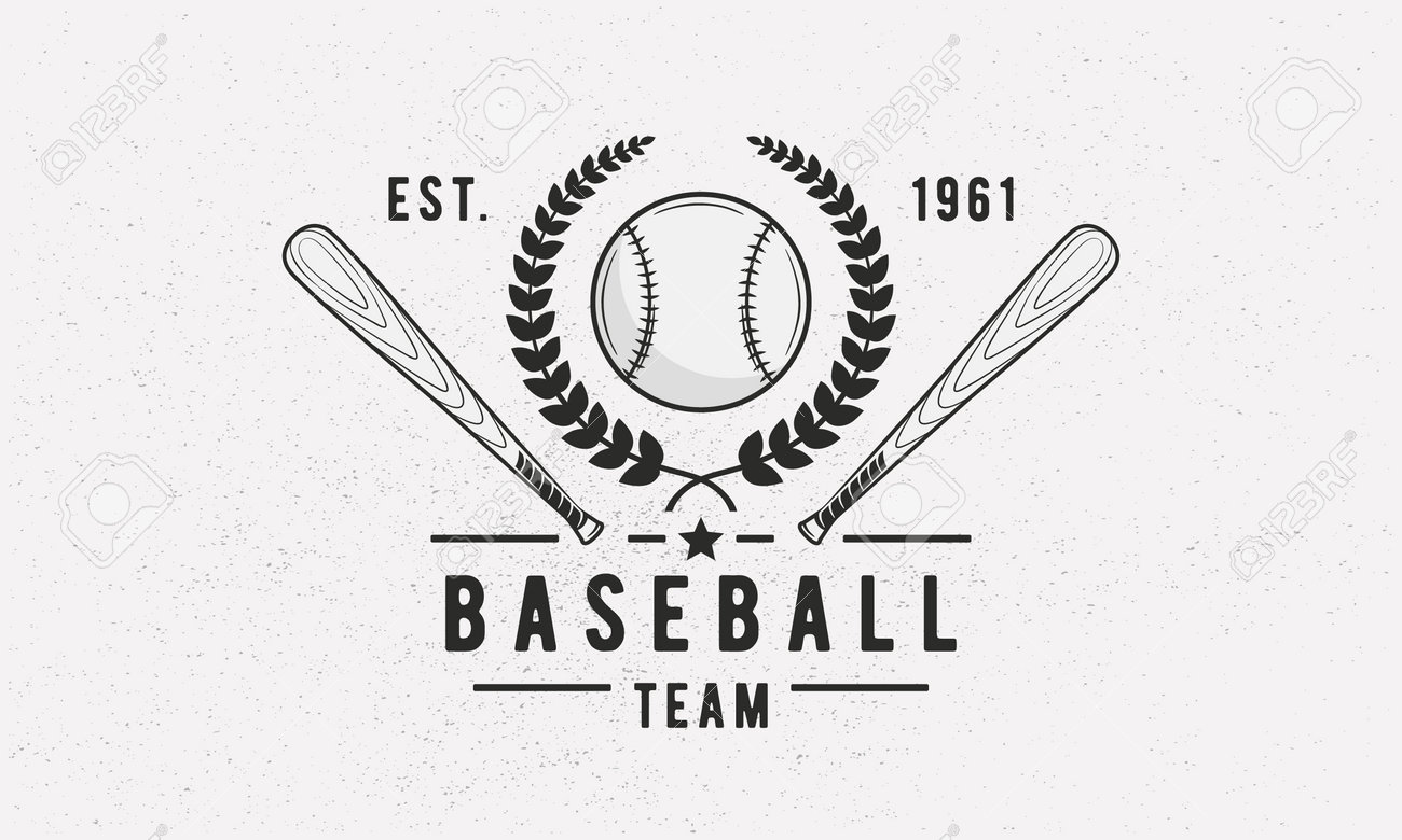 Svg, Vettoriale - Baseball Team, Club Logo Template. Baseball Logo in Free Printable Baseball Logos