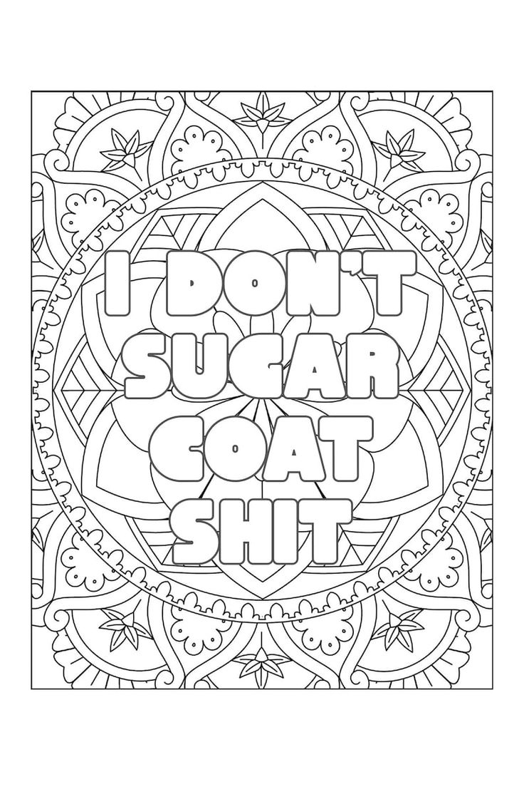 Swear Words Adult Coloring Bookgbn Publishing Club Adult Humor within Swear Word Coloring Pages Printable Free