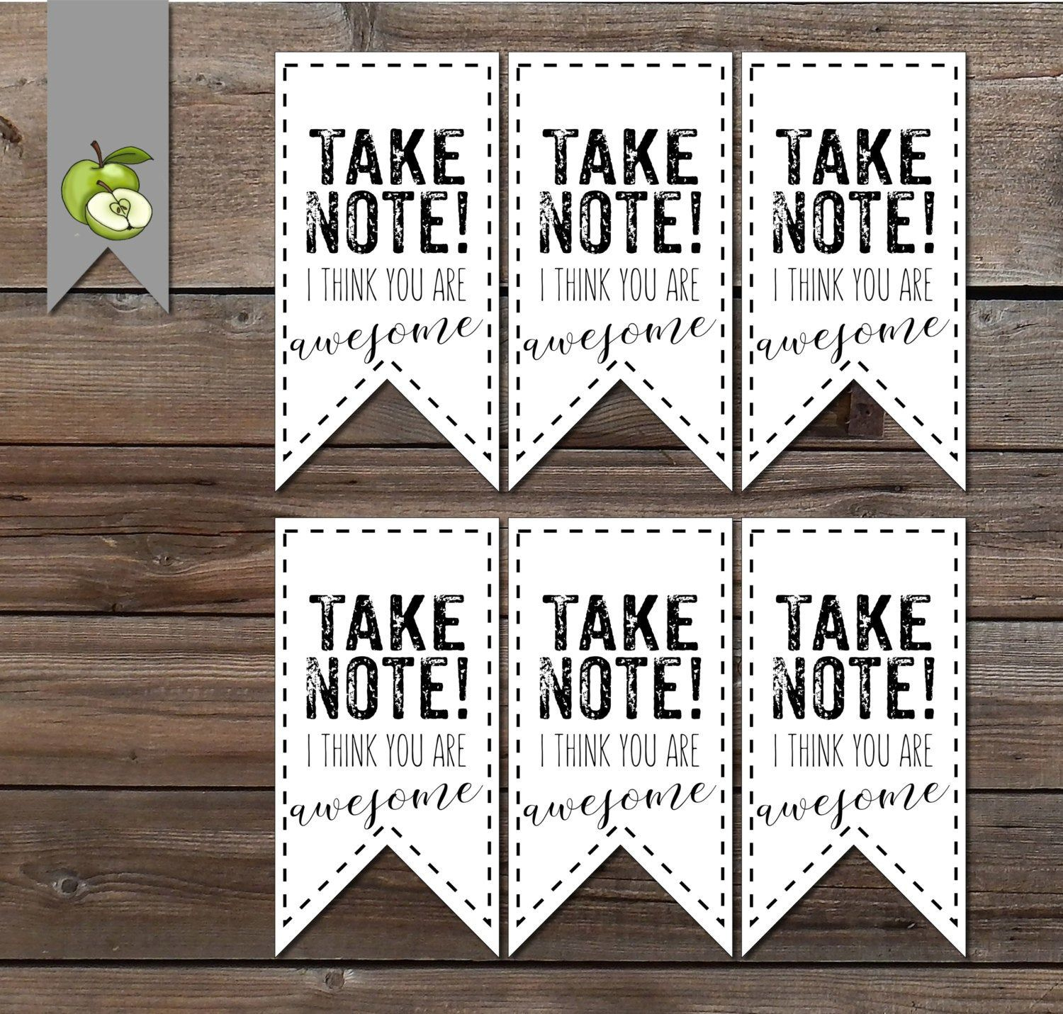 Take Note I Think You&amp;#039;Re Awesome, Take Note We Think Your Awesome intended for Take Note I Think You Are Awesome Free Printable