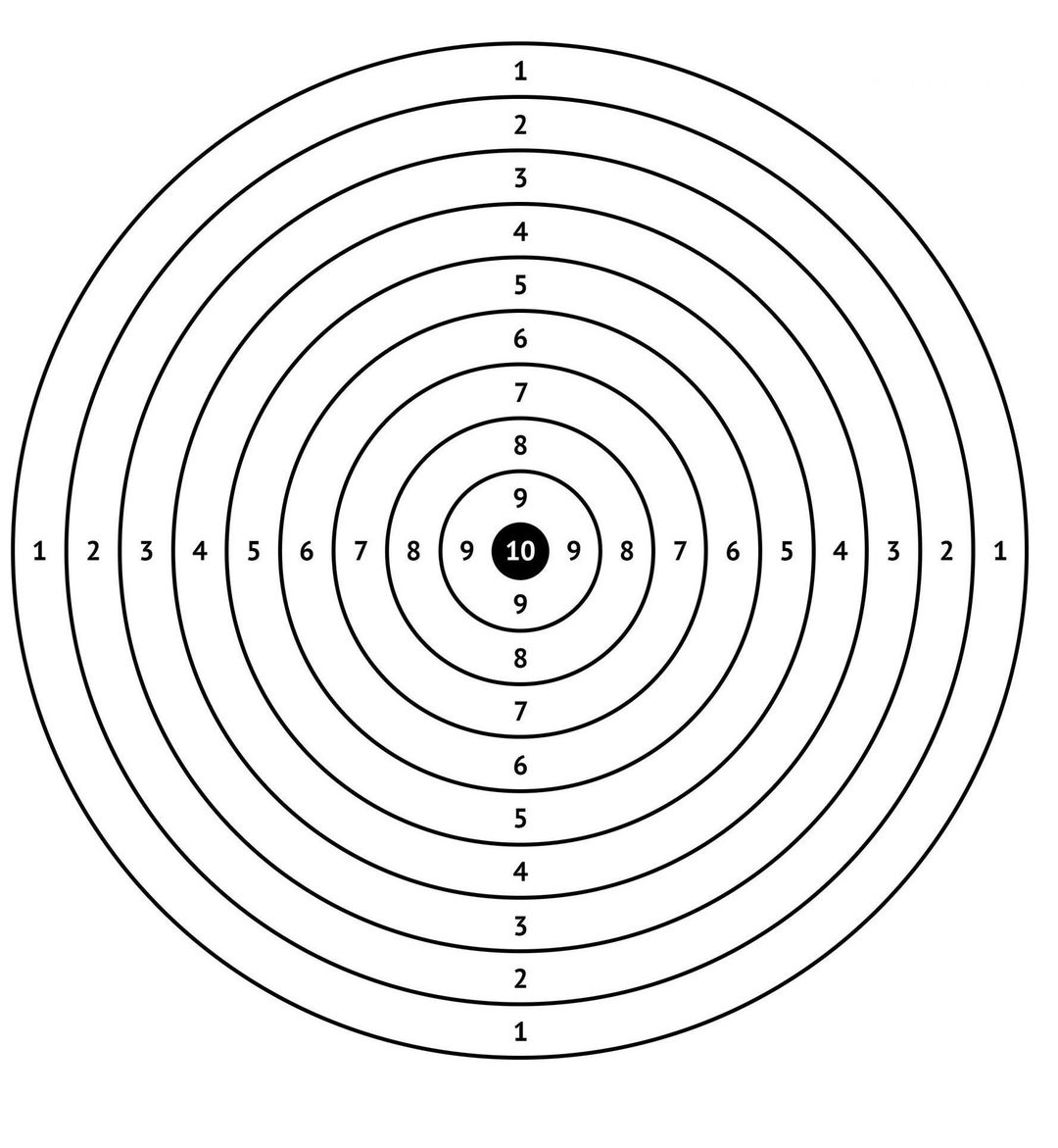 Target Practice Instant Download Printable Digital, Shooting intended for Free Printable Targets for Shooting Practice