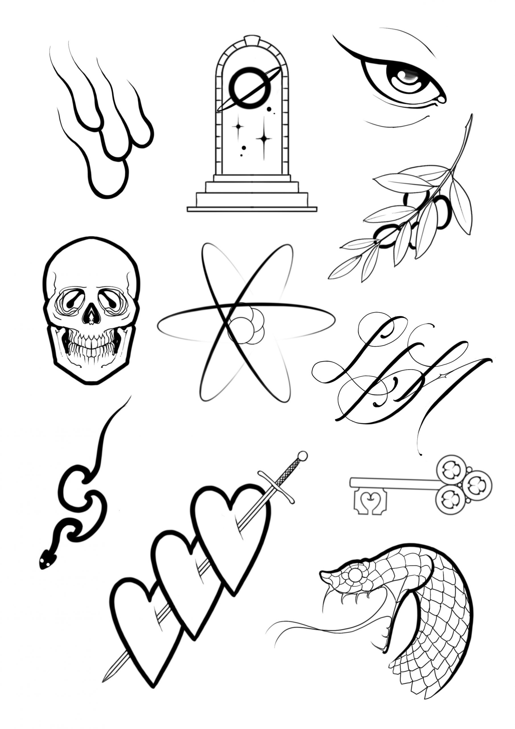 Tattoodo Free Tattoo Weekender - Things&amp;amp;Ink with Free Printable Tattoo Flash