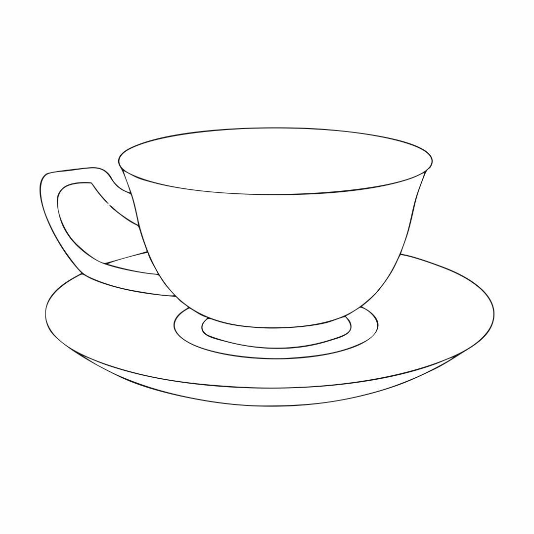 Tea Cup Coloring Pages - Free Printable Templates regarding Free Printable Tea Cup Coloring Pages